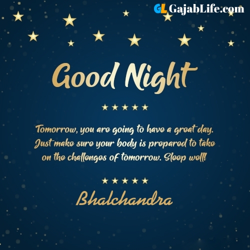Sweet good night bhalchandra wishes images quotes
